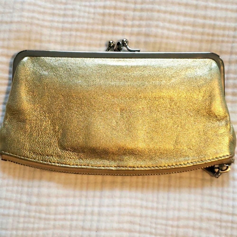 Hobo International Gold Millie Wallet